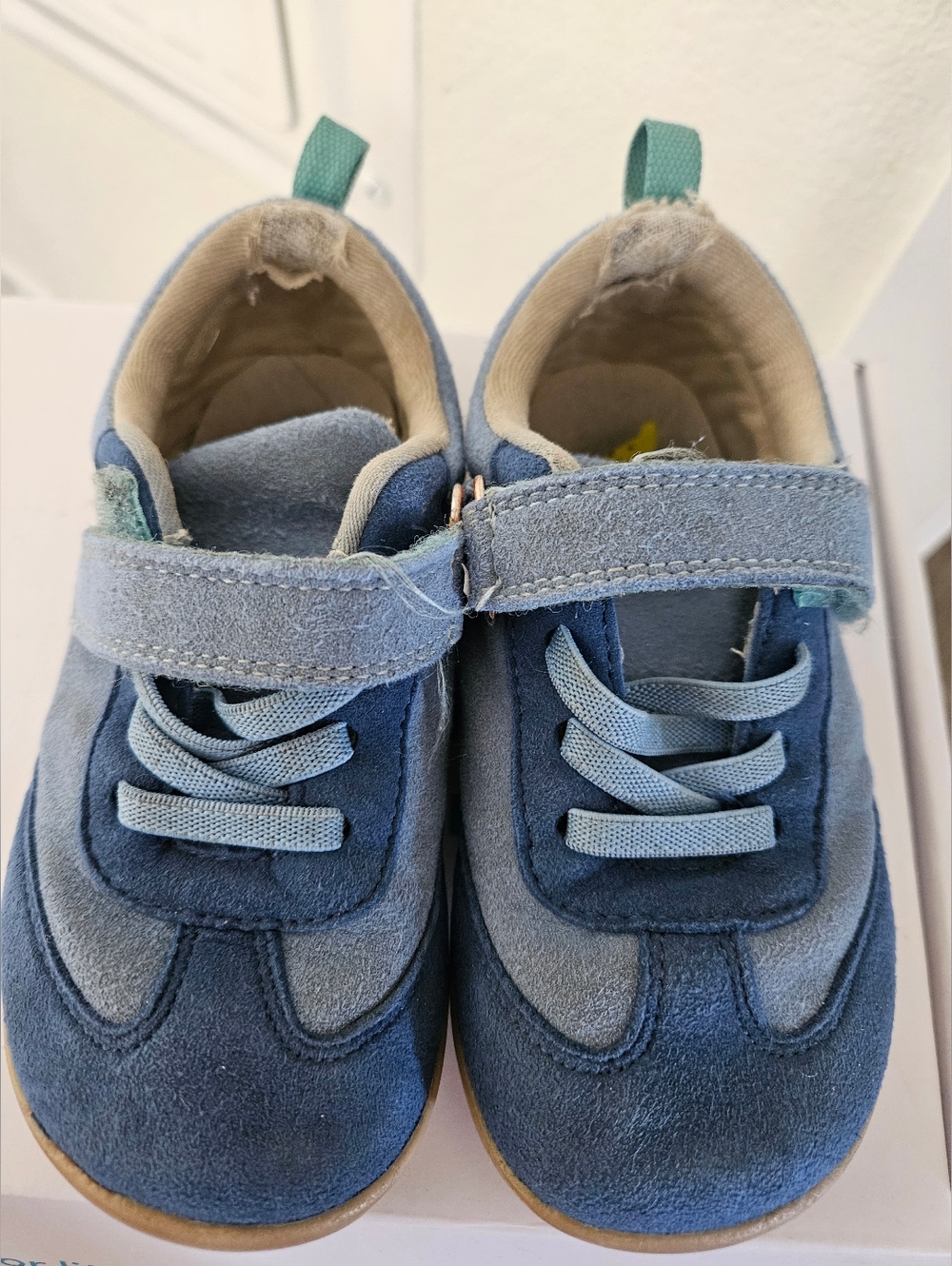 Blue Retro Suede Ten Little Sneakers Size 10.5